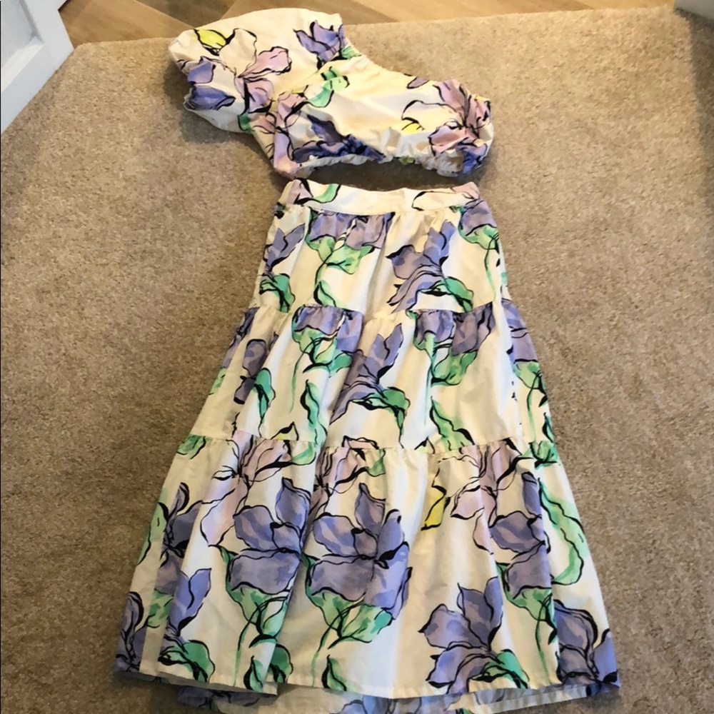 Floral Off-Shoulder Dress